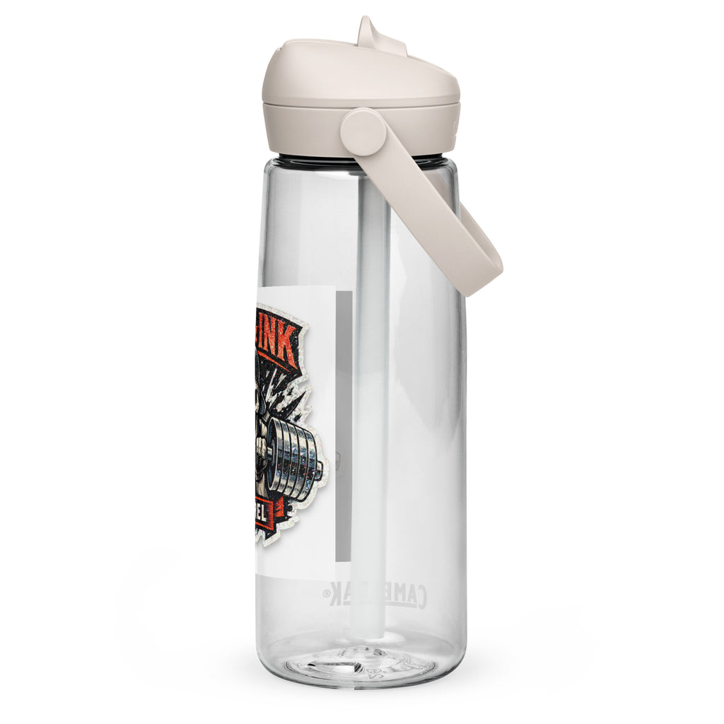 Flip straw water bottle - Iron&Inkironink tattoo fitness clothing