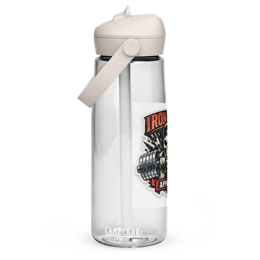 Flip straw water bottle - Iron&Inkironink tattoo fitness clothing