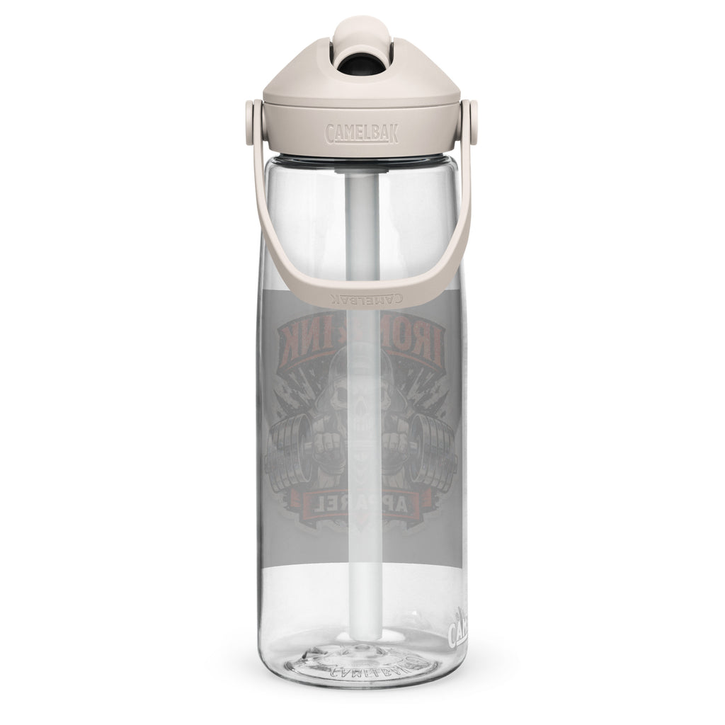 Flip straw water bottle - Iron&Inkironink tattoo fitness clothing