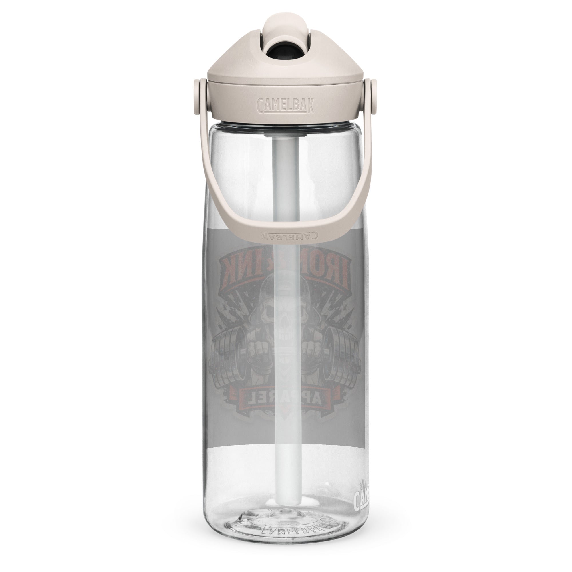 Flip straw water bottle - Iron&Inkironink tattoo fitness clothing