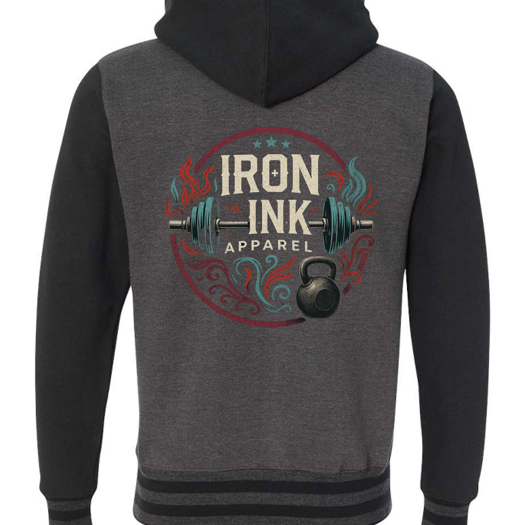 Charcoal Heather/ Black - BACK