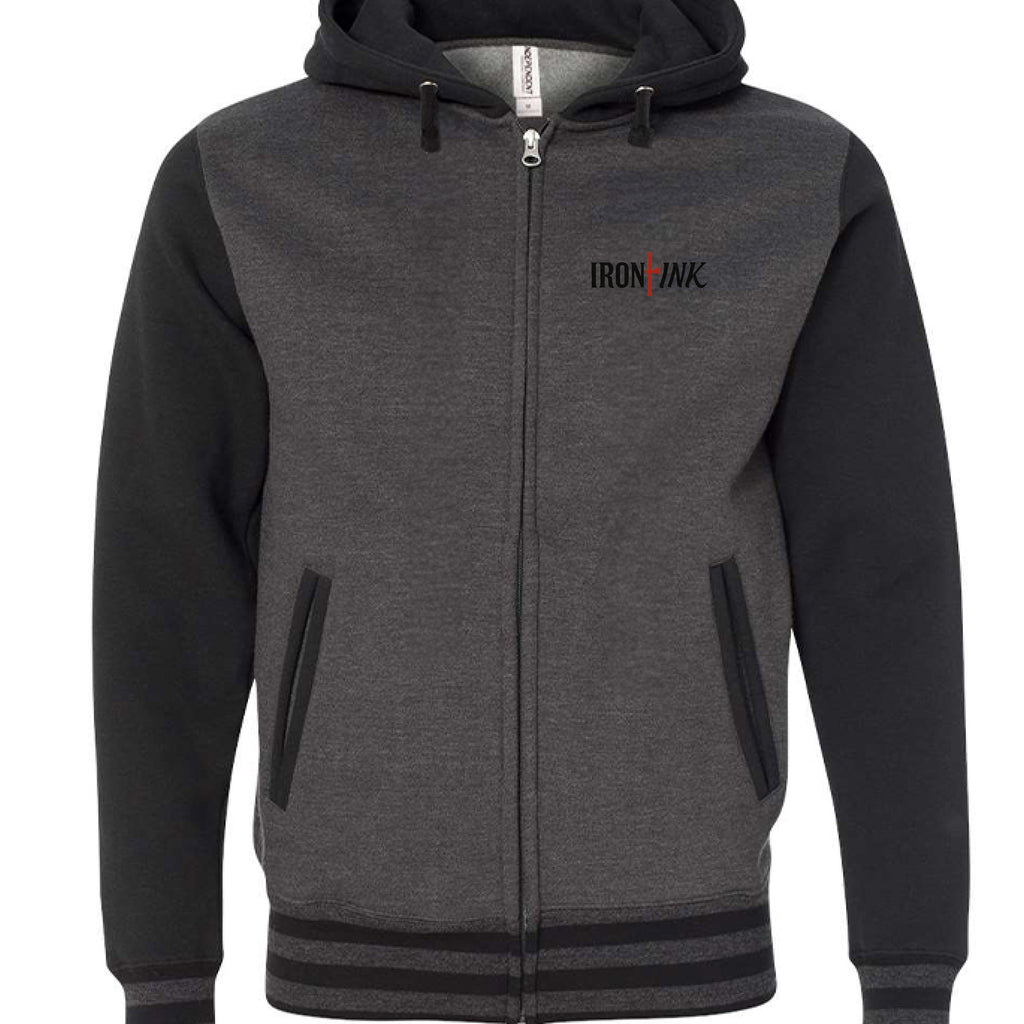 Charcoal Heather/ Black - FRONT