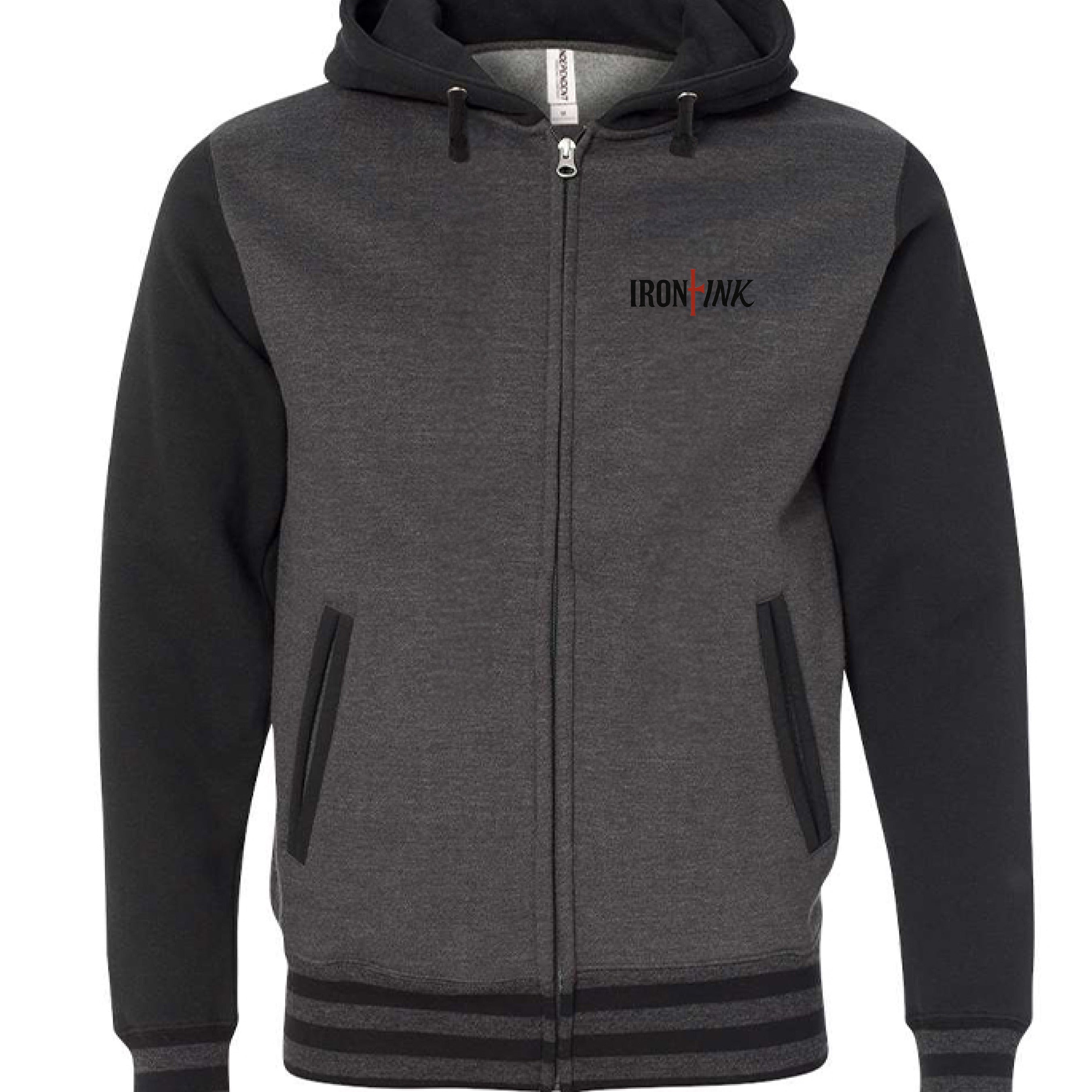 Charcoal Heather/ Black - FRONT