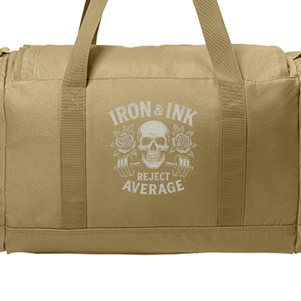 Fuck average duffle bag - Iron&Inkironink tattoo fitness clothing