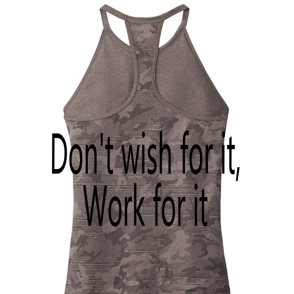 Dont wish tank - Iron&Inkironink tattoo fitness clothing