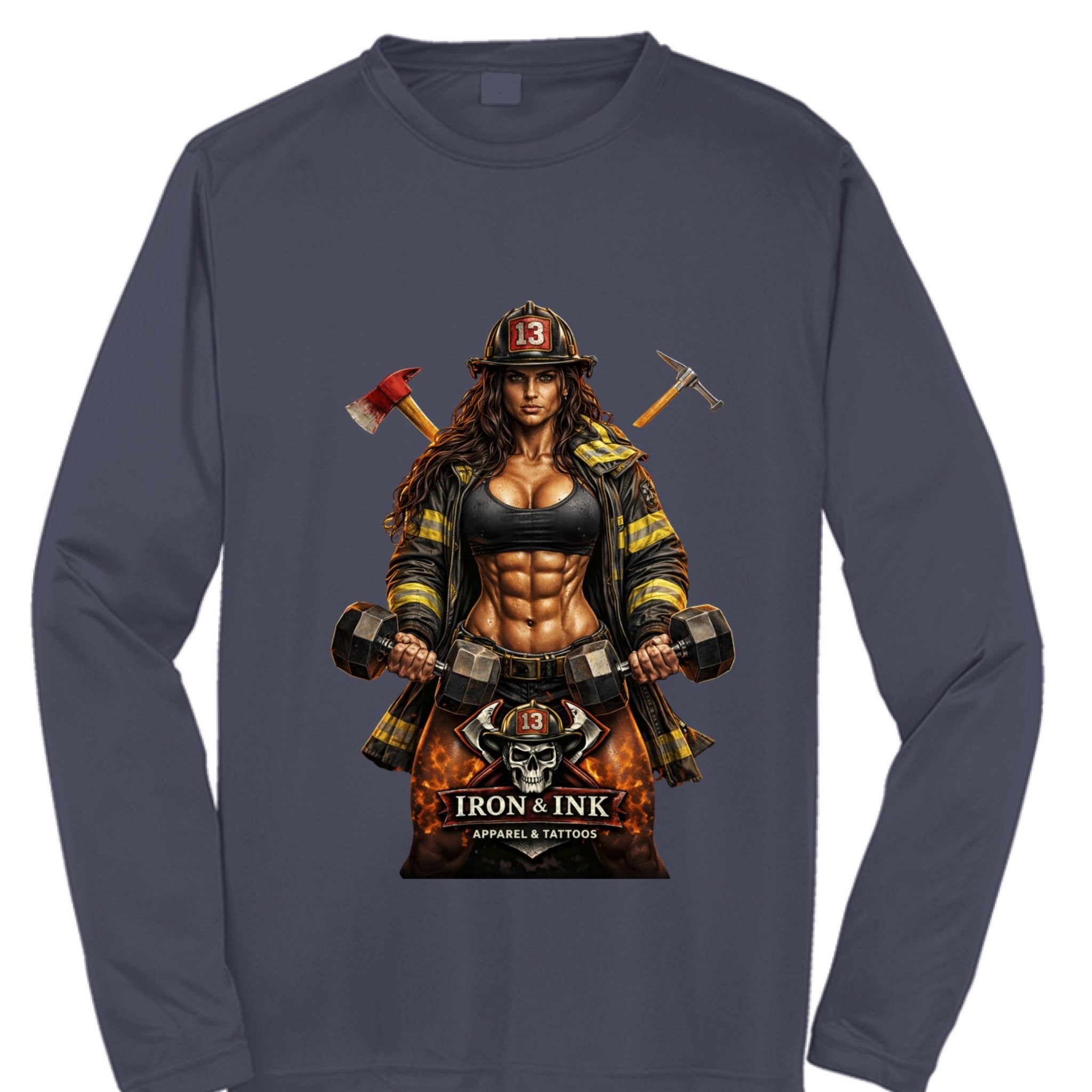 Support local fire - Iron&Inkironink tattoo fitness clothing
