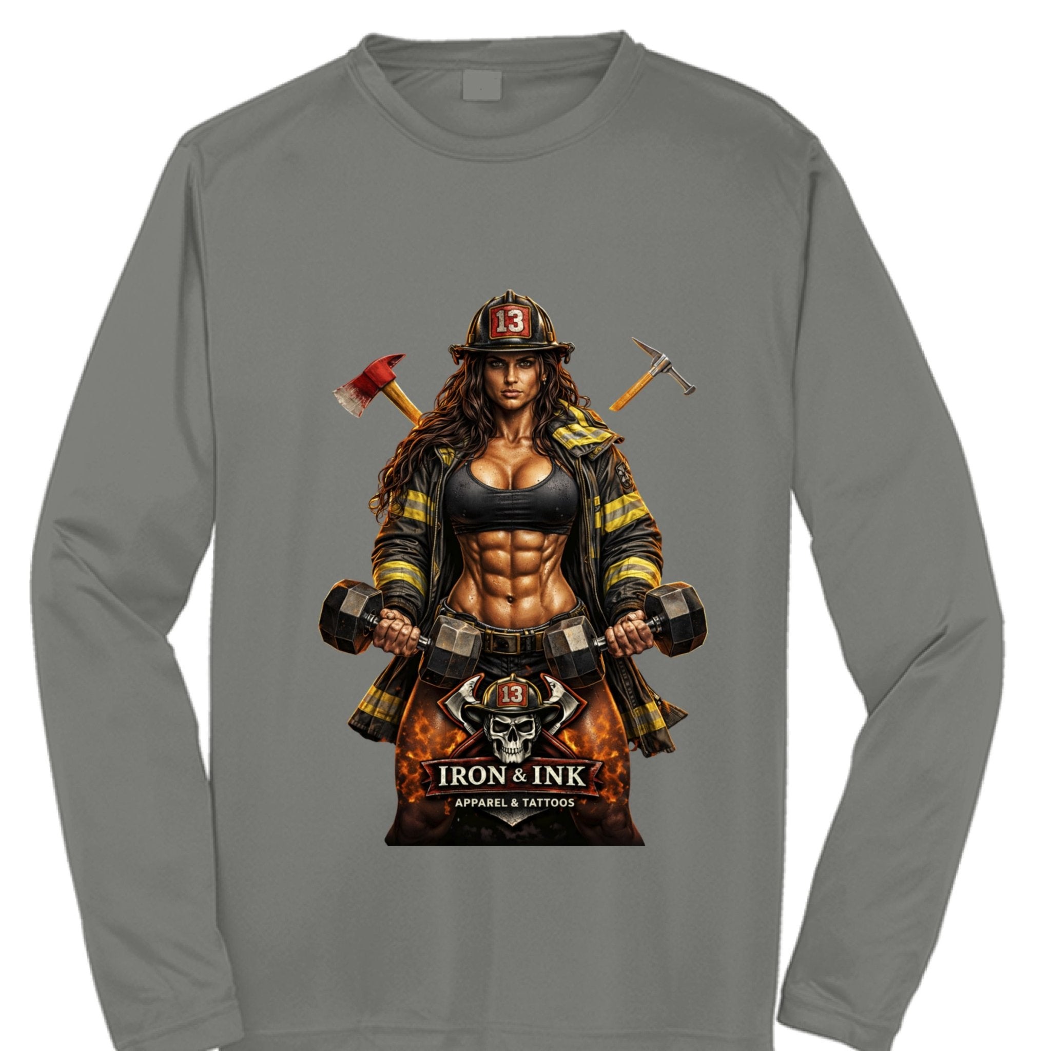 Support local fire - Iron&Inkironink tattoo fitness clothing