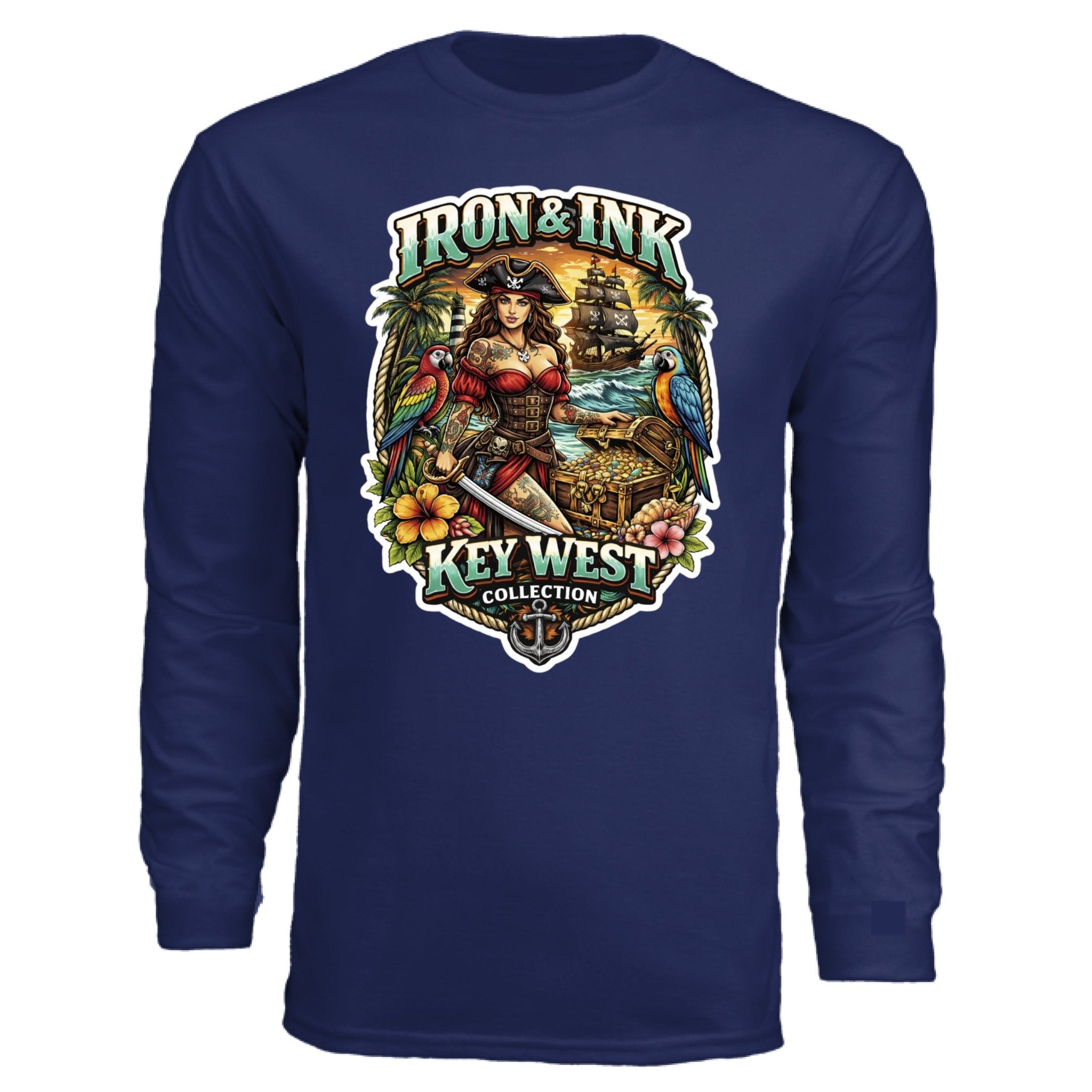 Key West pirate dri fit - Iron & Ink Apparelironink tattoo fitness clothing