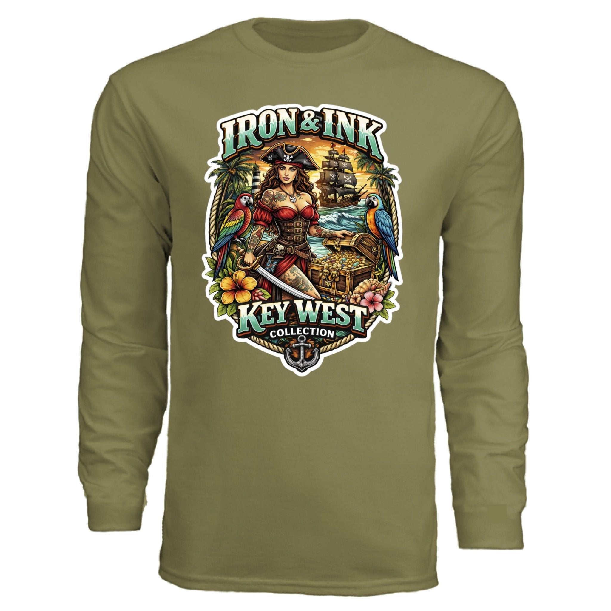 Key West pirate dri fit - Iron & Ink Apparelironink tattoo fitness clothing