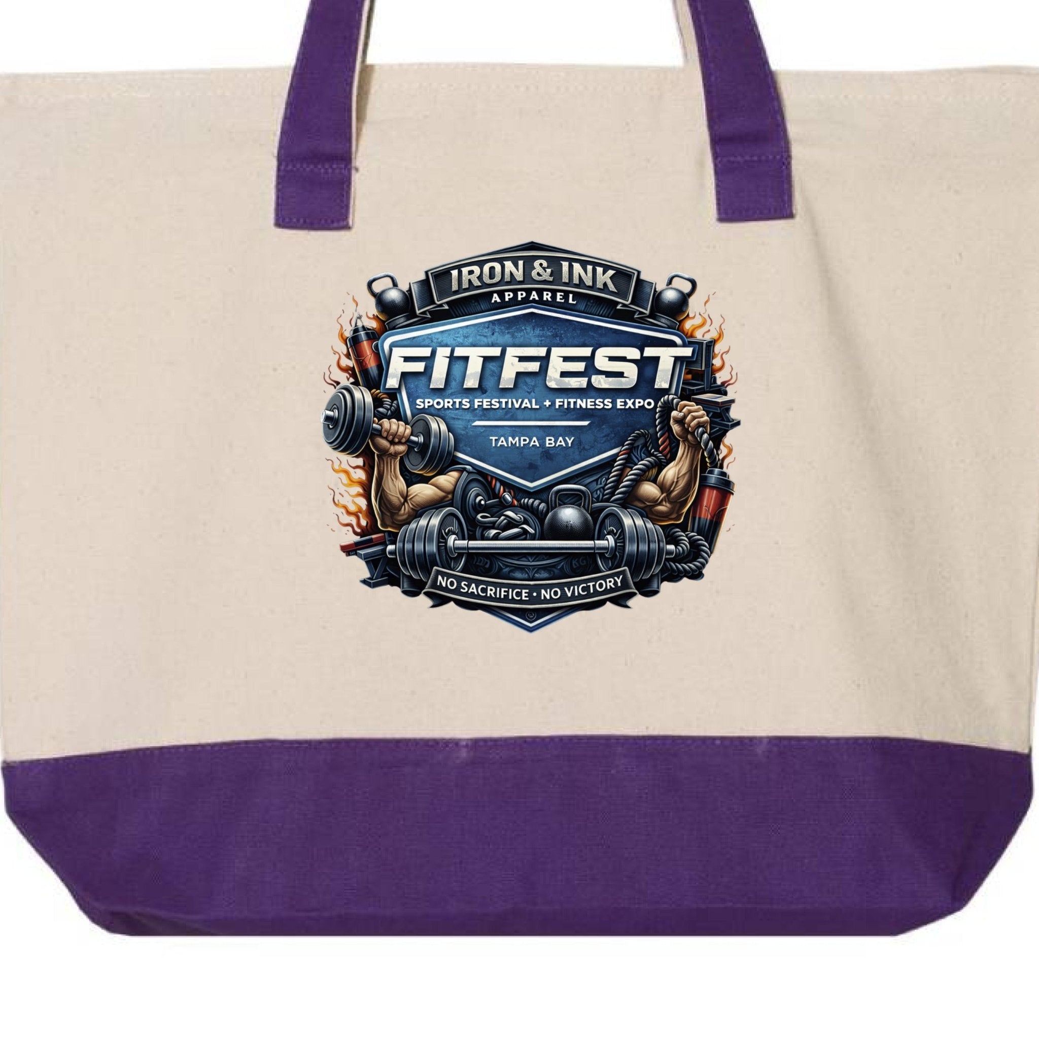Large Tote - Iron & Ink Apparelironink tattoo fitness clothing