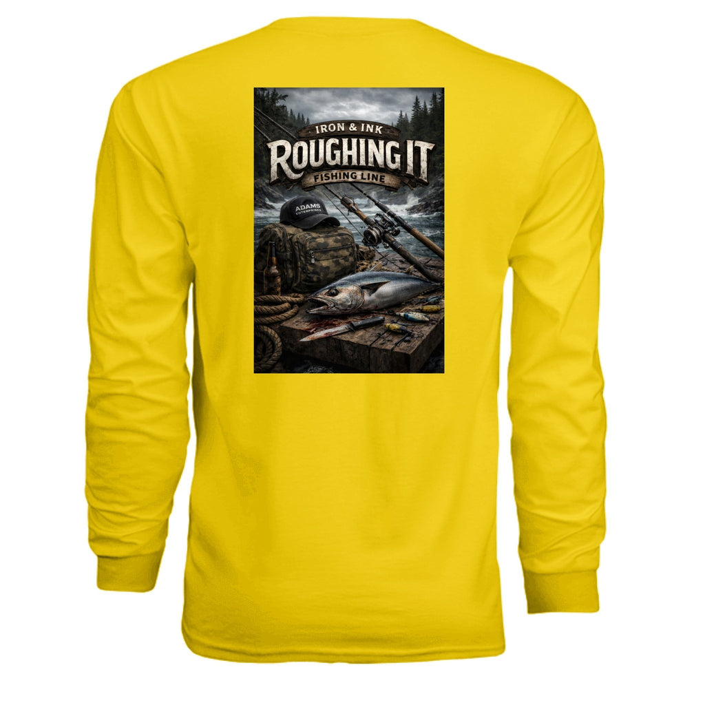 Roughing it Fishing Line - Iron & Ink Apparelironink tattoo fitness clothing