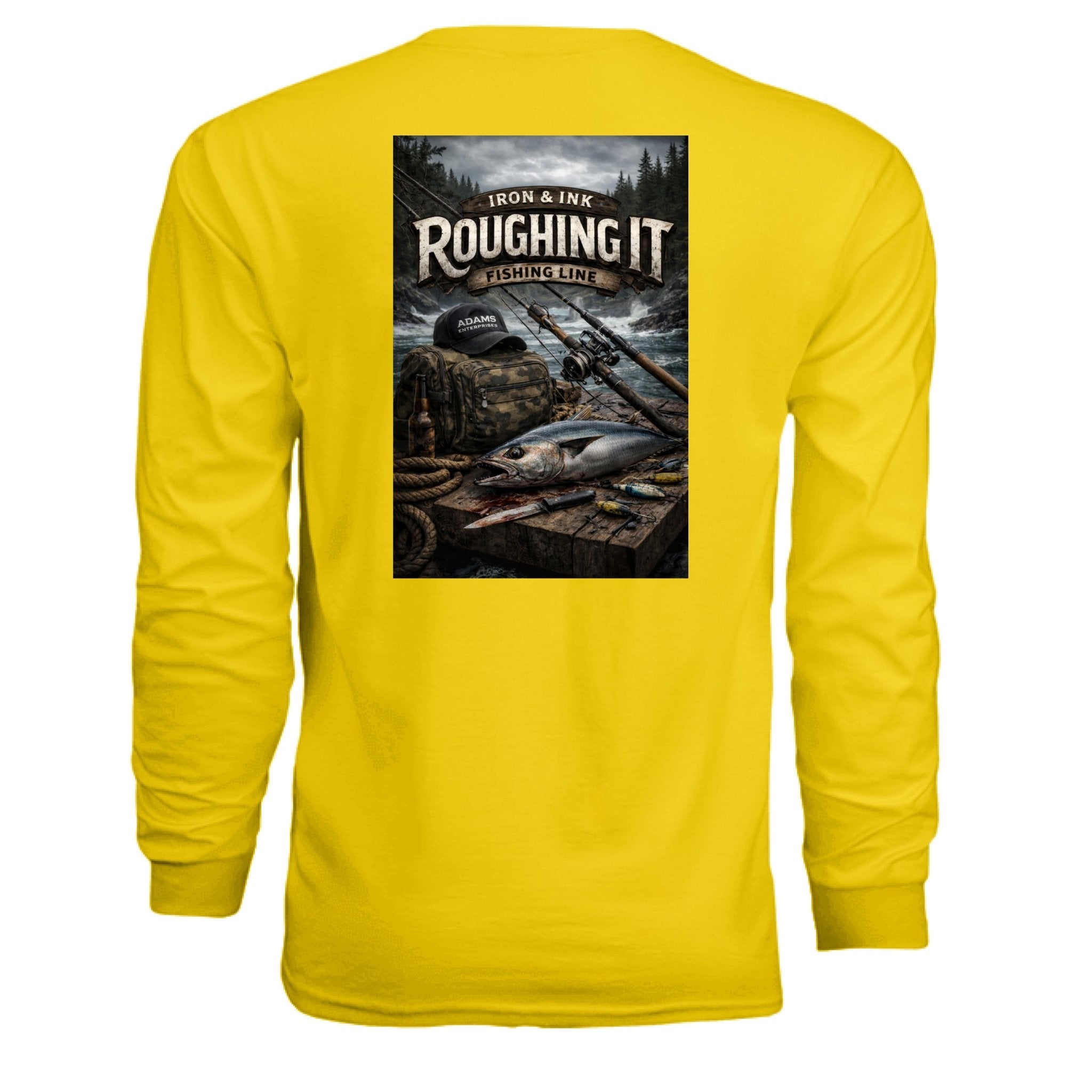Roughing it Fishing Line - Iron & Ink Apparelironink tattoo fitness clothing
