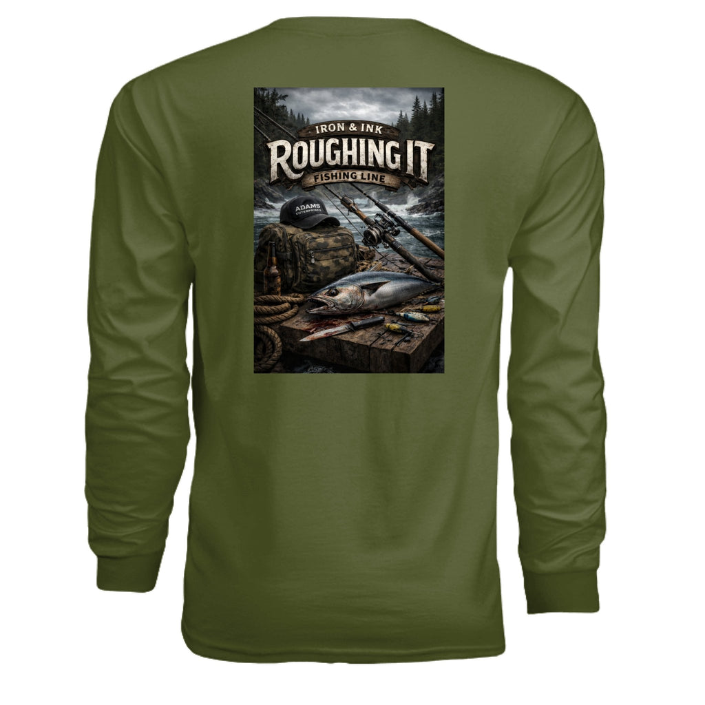 Roughing it Fishing Line - Iron & Ink Apparelironink tattoo fitness clothing